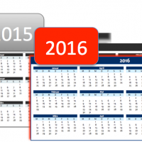 symbolic calendar history 2014, 2015 and new 2016 (c) icomod, 2016